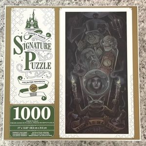 Disney Parks Signature Haunted Mansion 50th Anniversary 1000 Piece Puzzle